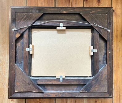 rear The Green Vineyard framed Van Gogh replica