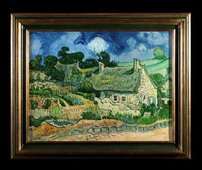 Thatched Cottages at Cordeville reproduction by Geert Jan Jansen
