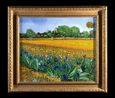 Field with Irises near Arles by Geert Jan Jansen