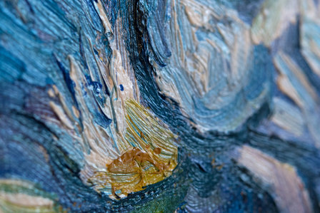 Still Life: Vase with Irises Oil Painting Replica detail