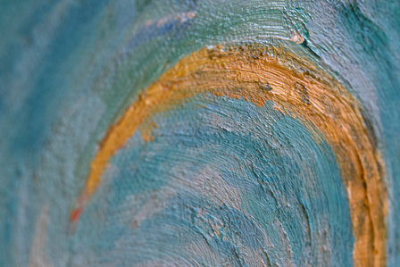 replica Cypresses detail Oil Painting
