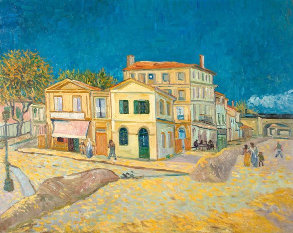 The Yellow House Van Gogh reproduction