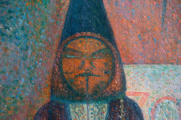 detail Circus Sideshow Georges Seurat reproduction