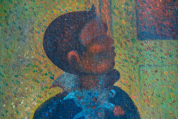 detail Circus Sideshow Georges Seurat replica