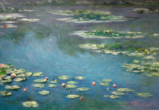 Water Lilies Monet reproduction Van Gogh Studio