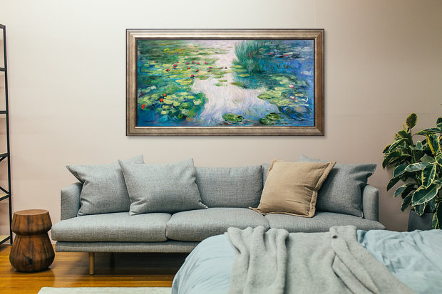 Water Lilies Honolulu Monet replica framed