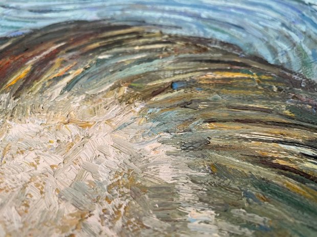 Self Portrait Van Gogh reproduction replica detail 