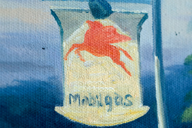 Gas Edward Hopper oil painting reproduction detail
