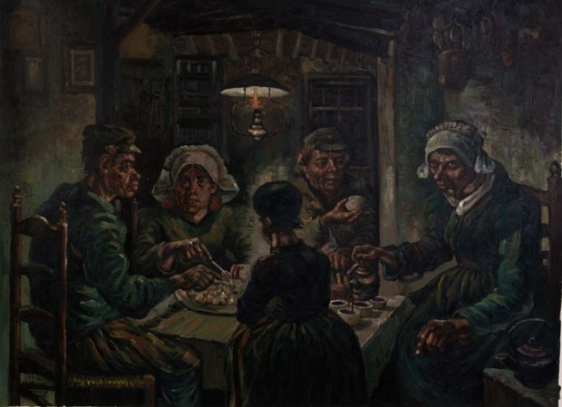 The Potato Eaters Van Gogh Reproduction