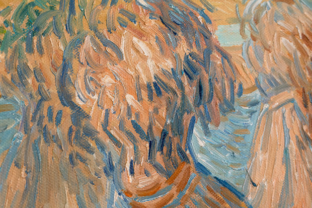 Sheaves of Wheat Van Gogh reproduction detail