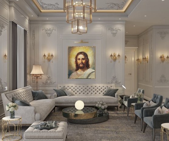 Jesus Christ Heinrich Hofmann reproduction framed