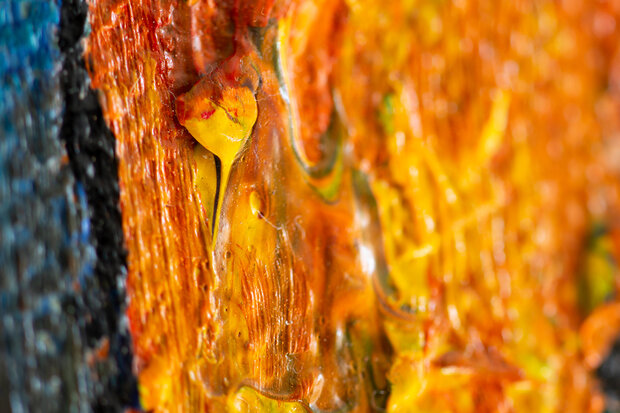 Falling Leaves framed Van Gogh reproduction detail