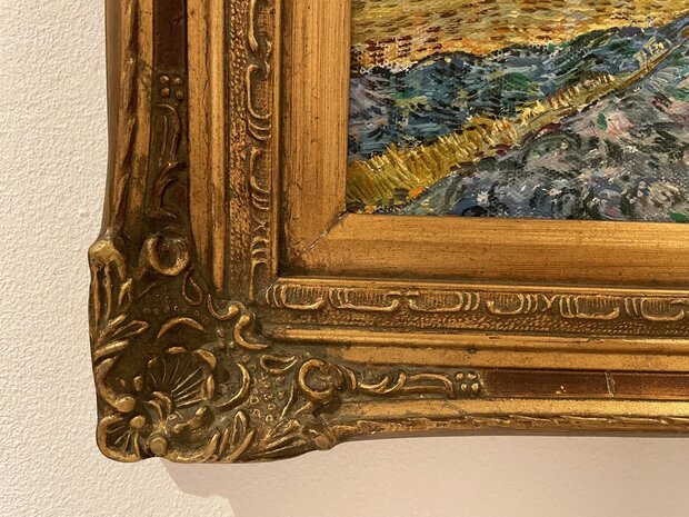 Enclosed Field with Ploughman Van Gogh reproduction frame