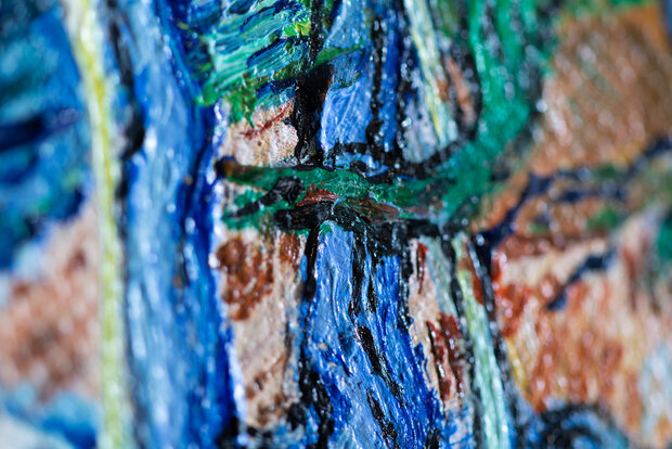 Tree Roots framed Van Gogh reproduction detail