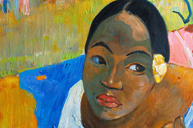 Nafea Faa Ipoipo Gauguin reproduction detail 