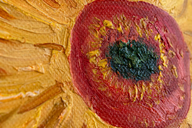 detail Vase With Twelve Sunflowers Van Gogh reproduction