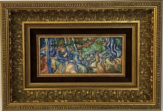 Tree Roots framed Van Gogh reproduction