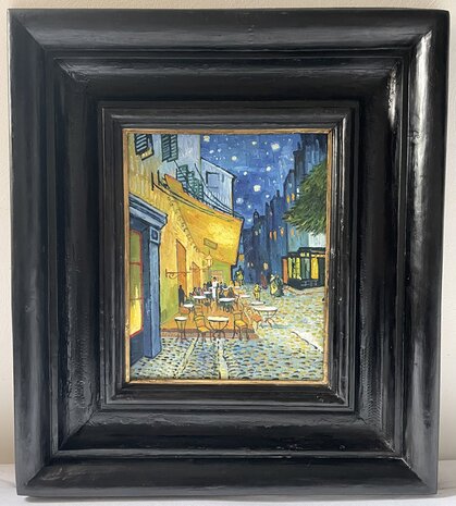 Cafe Terrace framed Van Gogh reproduction