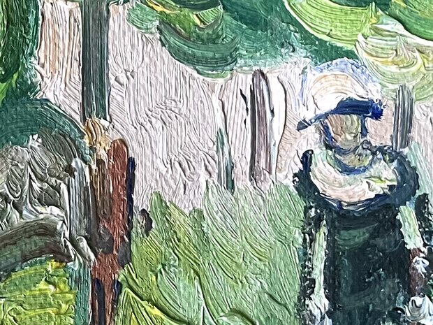 detail Daubignys Garden Van Gogh reproduction