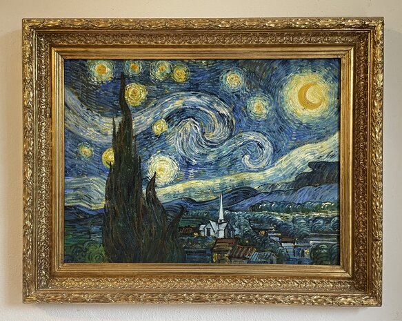 Starry Night Van Gogh reproduction framed