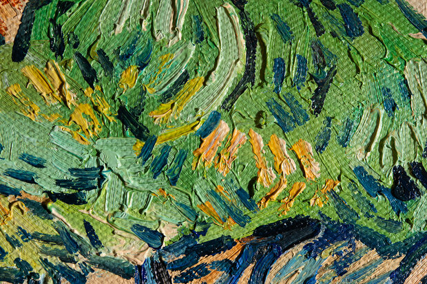 Tree Roots framed Van Gogh reproduction detail