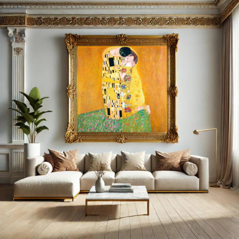 The Kiss Klimt reproduction | Van Gogh Studio