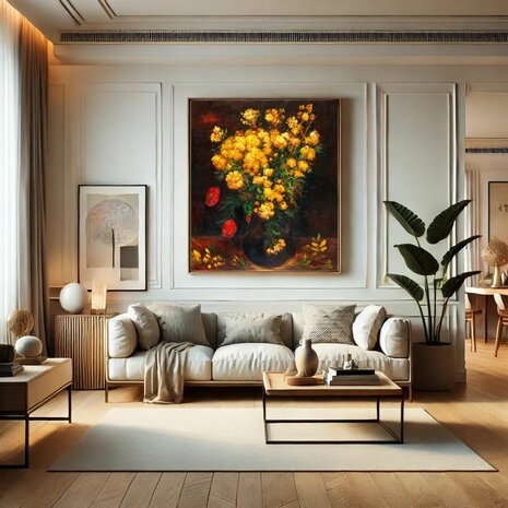Poppy Flowers Van Gogh replica framed