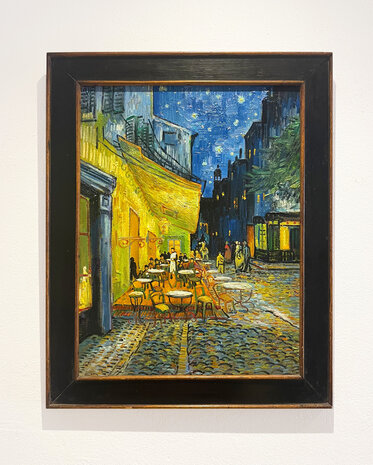 Cafe Terrace framed Vincent van Gogh replica