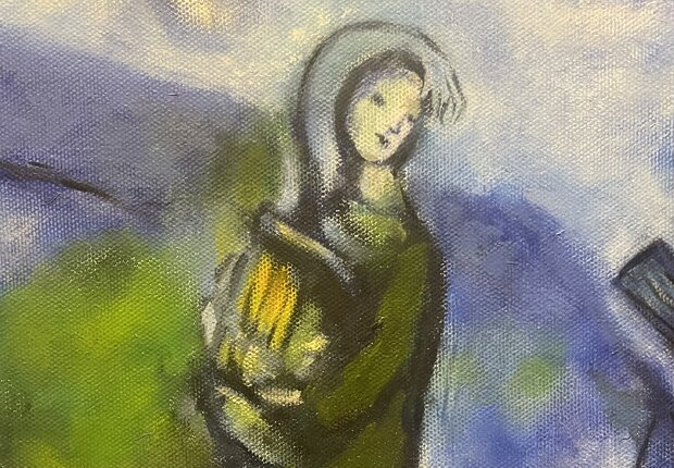 detail marc Chagall replica detail