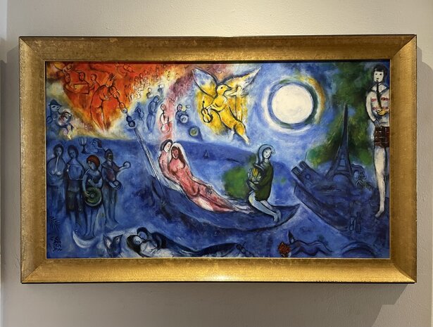 In the style of Marc Chagall by Geert Jan Jansen