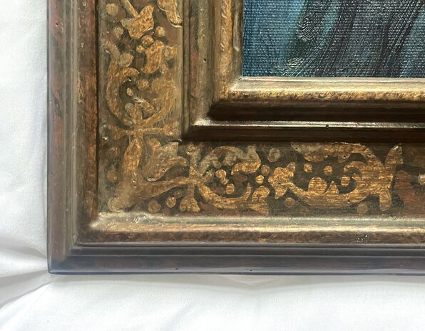 frame Portrait of Postman Joseph Roulin Van Gogh replica