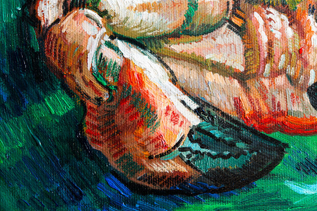 Crab on its Back framed Van Gogh reproduction detail