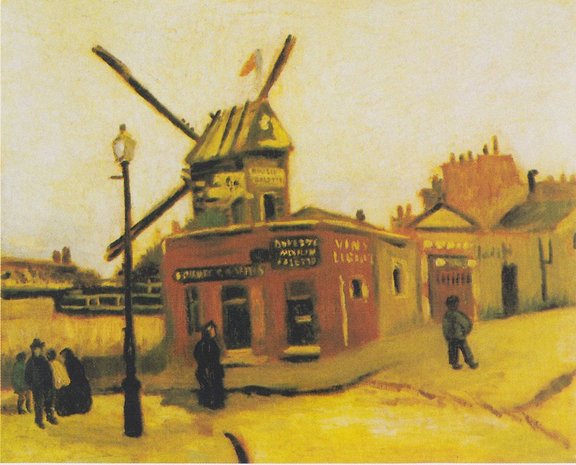 Le Moulin de la Galette Van Gogh reproduction