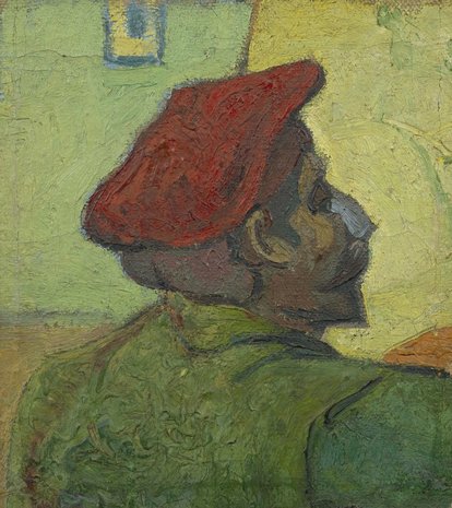 Paul Gauguin (Man in a Red Beret) Van Gogh reproduction