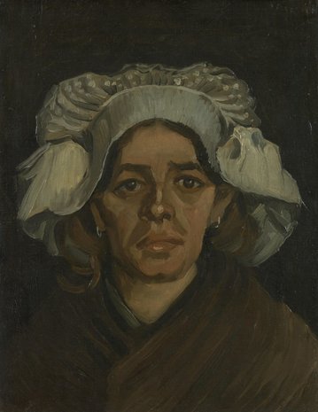 Head of a Woman Van Gogh reproduction