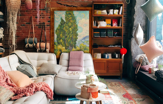Interior with Cypresses Oil Painting Reproduction