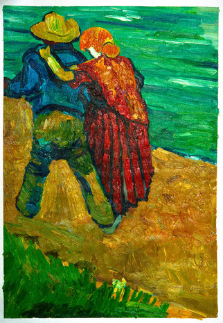 Two Lovers Van Gogh reproduction