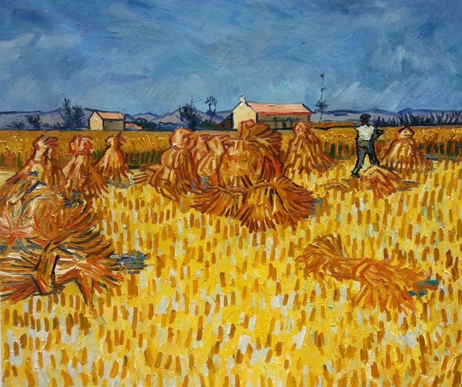 Vincent van gogh the harvest cheap