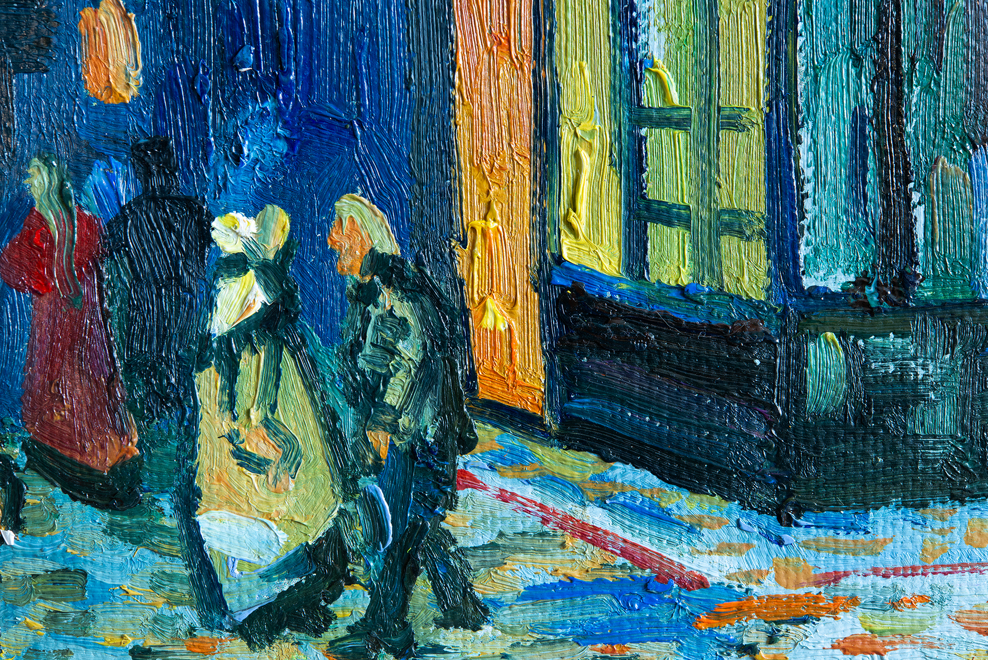 他の方発送✖︎Café Terrace at Night オマージュ Cafe Terrace framed