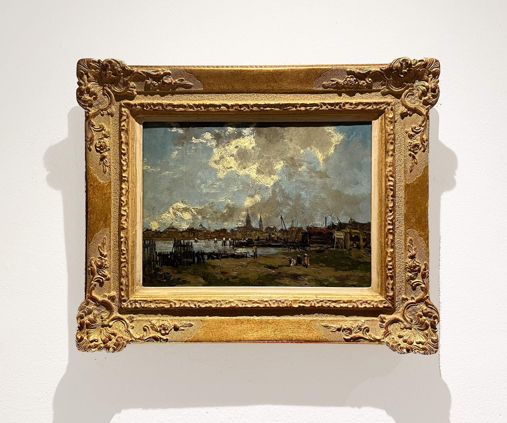 View of Amsterdam by Johan Hendrik van Mastenbroek