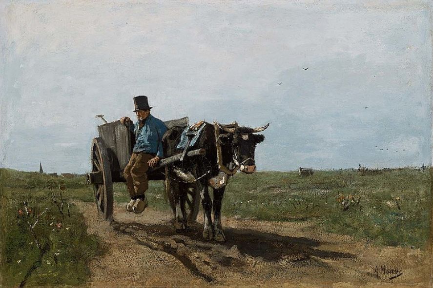Anton Mauve’s 'Carter on a Country Road’