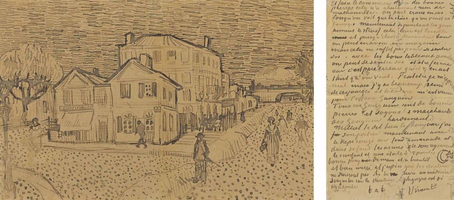 Naar welk restaurant in Arles ging Van Gogh?