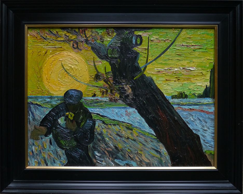 Cees van Loon The Sower reproduction Van Gogh