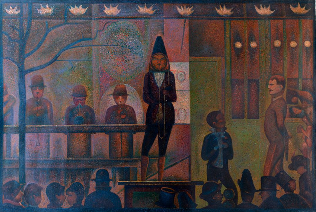 Circus Sideshow Georges Seurat reproduction reproduction