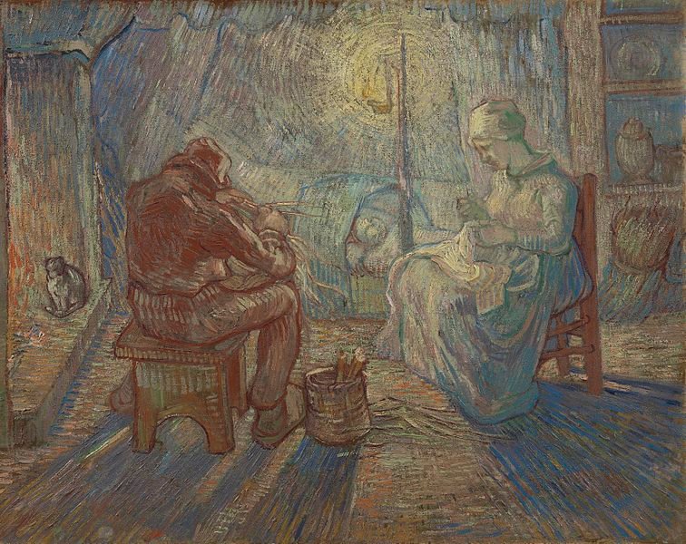Did Van Gogh actually copy Millet?