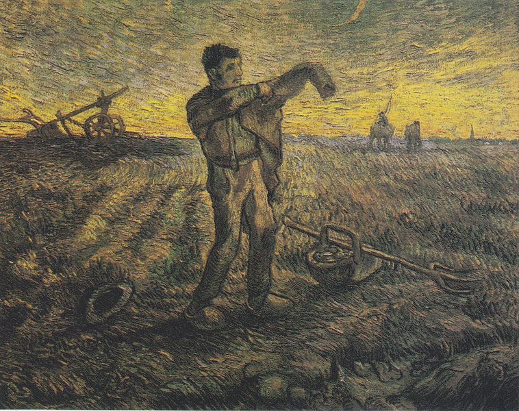 Did Van Gogh finish Millet’s work?