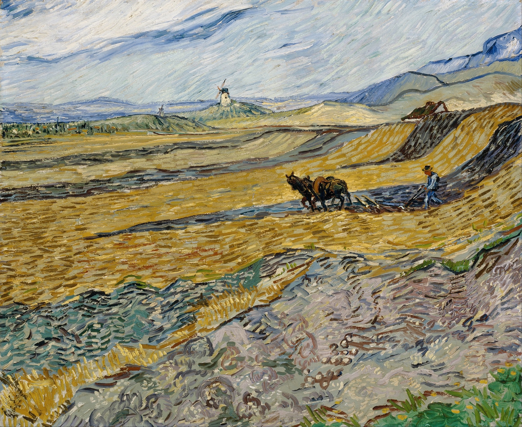 Did Van Gogh paint when he was ill?