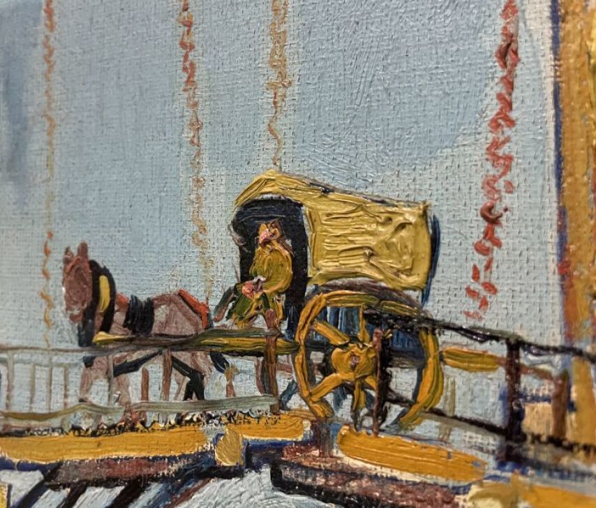Does your painting show Van Gogh’s unique painting technique