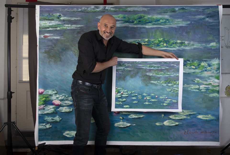 Waterlilies Monet reproduction