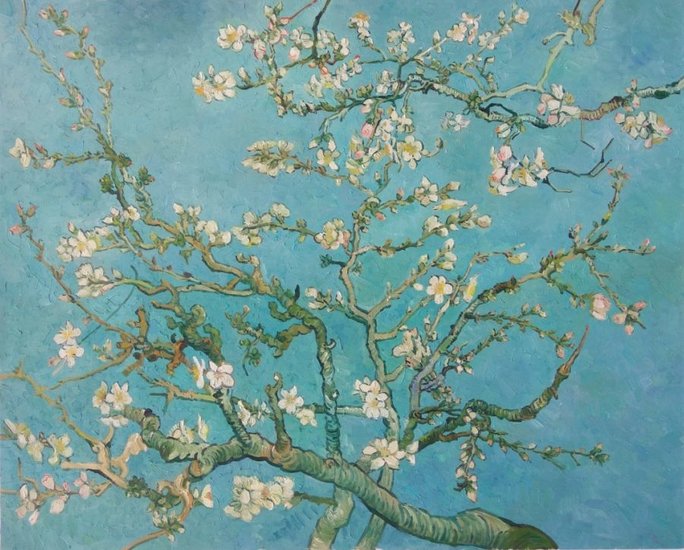 For whom did Vincent van Gogh paint the Blossoming Almond Tree?